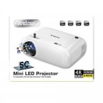 Andowl Q-HD220 Προτζέκτορας Mini Led 4K Ultra HD Λευκό