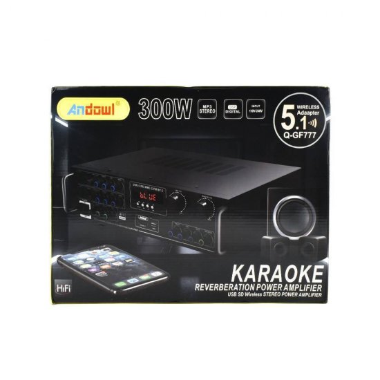 Andowl Q-GF777 Ενισχυτής με Λειτουργία Καραόκε