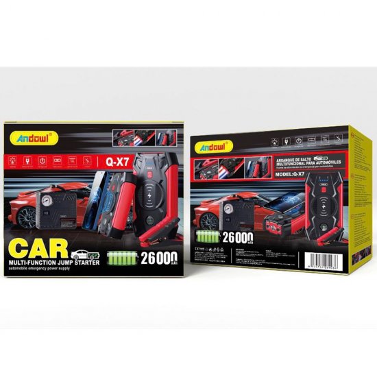 Φορητός Εκκινητής Μπαταρίας Αυτοκινήτου Andowl Q-X7