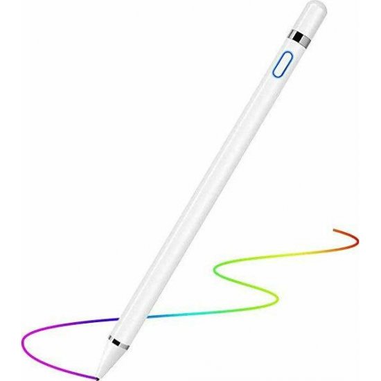 Andowl Q-Pencil Ψηφιακή Γραφίδα Αφής σε Λευκό χρώμα Andowl Q-Pencil Ψηφιακή Γραφίδα Αφής σε Λευκό χρώμα
