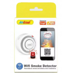 Ανιχνευτής καπνού και φωτιάς με WiFi Andowl Q-YW30 λευκό