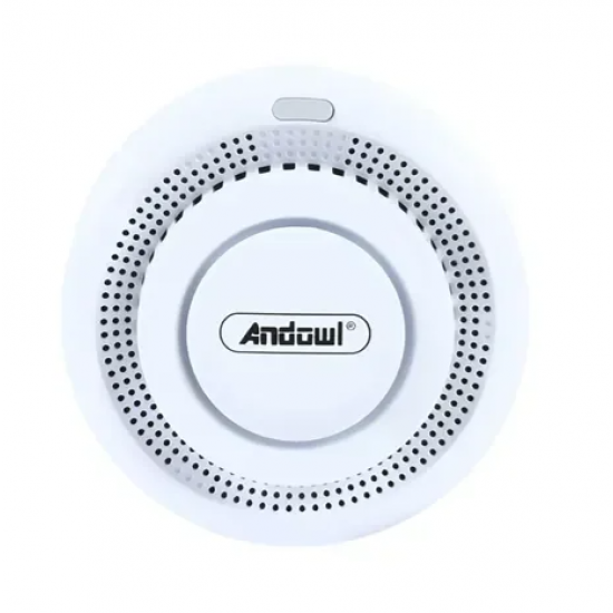 Ανιχνευτής καπνού και φωτιάς με WiFi Andowl Q-YW30 λευκό