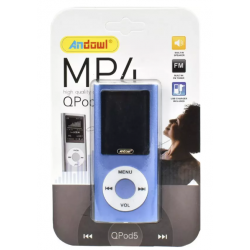 MP4 Player με οθόνη 1.8″ χωρίς εσωτερική μνήμη QPOD5 Andowl μπλε MP4 Player με οθόνη 1.8″ χωρίς εσωτερική μνήμη QPOD5 Andowl μπλε