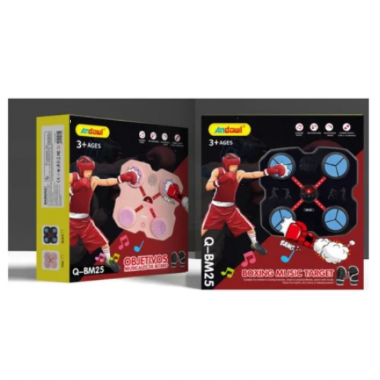 Μουσικό Ταμπλό Μποξ με Γάντια Andowl Q-BM25