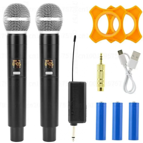 Andowl Ασύρματο Μικρόφωνο Q-MIC002 Set Χειρός Φωνής Andowl Ασύρματο Μικρόφωνο Q-MIC002 Set Χειρός Φωνής