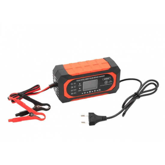 Φορτιστής μπαταριών 12V10A – 24V5A Andowl Q-DP750 πορτοκαλί/μαύρο