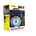 Ηχείο Hi-fi Stereo 8 με μικρόφωνο & φωτισμό LED RGB Andowl Q-YX06 Μαύρο