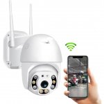 Andowl QSX-923 IP Κάμερα Ασφαλείας Wi-Fi 1080p 4K Αδιάβροχη με Αμφίδρομη Επικοινωνία