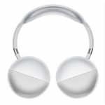 Q-MAX11 Ασύρματα/Ενσύρματα On Ear Ακουστικά με 15 ώρες Λειτουργίας Λευκά