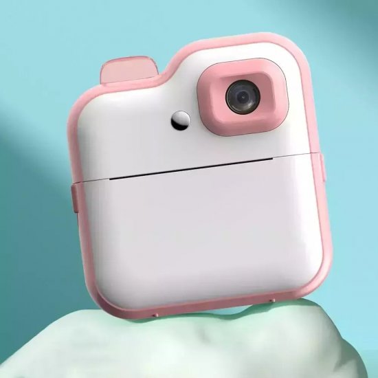 Ψηφιακή Παιδική Φωτογραφική Μηχανή στιγμιαίας εκτύπωσης 2,4″ Andowl C8 Ροζ