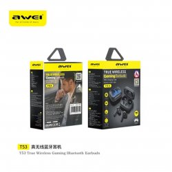 Awei T53 Ακουστικά με Θήκη Φόρτισης Μαύρα Awei T53 Ακουστικά με Θήκη Φόρτισης Μαύρα