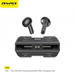 Awei T59  Ακουστικά με Θήκη Φόρτισης Μαύρα Awei T59  Ακουστικά με Θήκη Φόρτισης Μαύρα