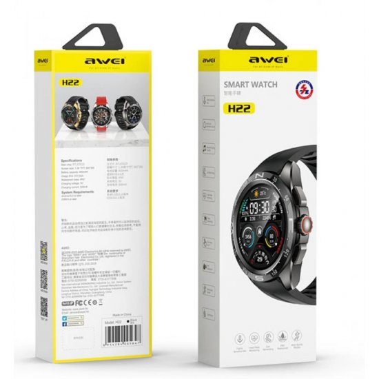 Smartwatch Awei H15 Μαύρο Smartwatch Awei H15 Μαύρο