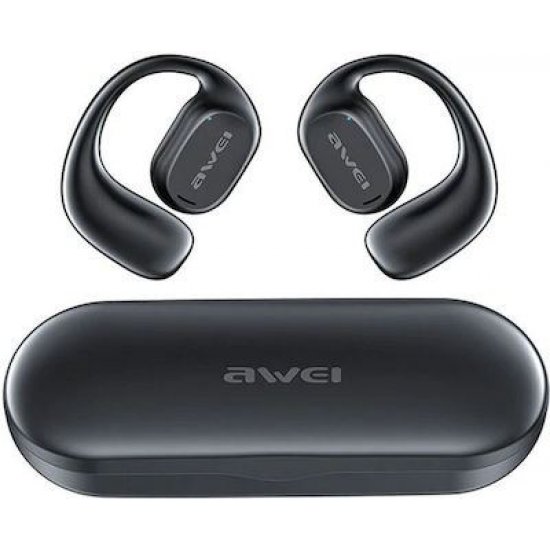 Awei T69 Open Ear Bluetooth Handsfree Ακουστικά με Θήκη Φόρτισης Μαύρα Awei T69 Open Ear Bluetooth Handsfree Ακουστικά με Θήκη Φόρτισης Μαύρα
