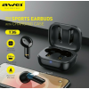 Ασύρματα ακουστικά Awei T36 TWS Wireless Earphone Headphone Bluetooth HiFi Μαύρο
