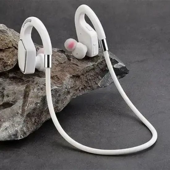 Fineblue MT-2 In-ear Bluetooth Handsfree Ακουστικά με Αντοχή στον Ιδρώτα Λευκά