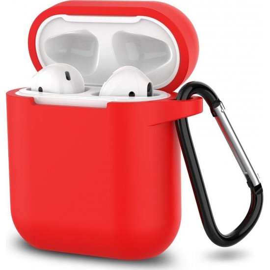 Θήκη Σιλικόνης για Airpods Κόκκινη Θήκη Σιλικόνης για Airpods Κόκκινη