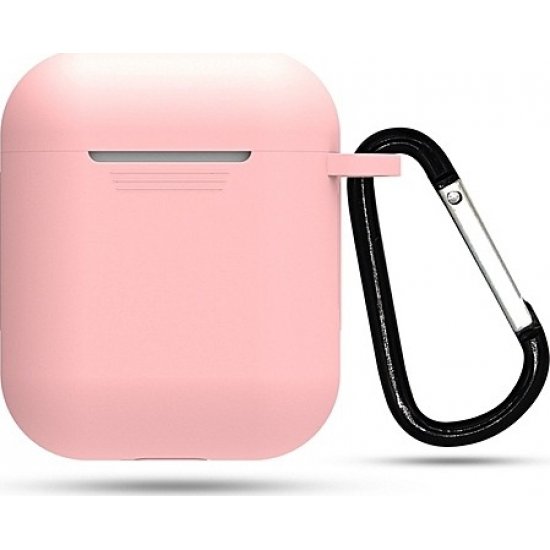 Θήκη Σιλικόνης για Airpods Ροζ Θήκη Σιλικόνης για Airpods Ροζ