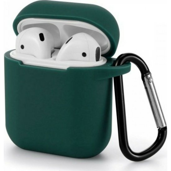 Θήκη Σιλικόνης για Airpods Σκούρο Πράσινο Θήκη Σιλικόνης για Airpods Σκούρο Πράσινο