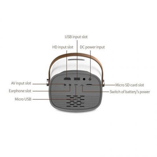 Mini Projector YG230 Λευκό Mini Projector YG230 Λευκό