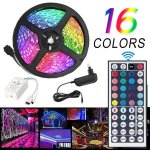 Ταινία LED RGB 5m 16 Χρωμάτων με Τροφοδοτικό και Τηλεχειριστήριο