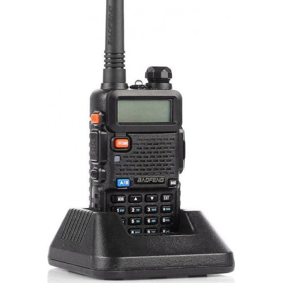 Baofeng UV-5R 5.8W Ασύρματος Πομποδέκτης UHF/VHF 5.8W με Μονόχρωμη Οθόνη Baofeng UV-5R 5.8W Ασύρματος Πομποδέκτης UHF/VHF 5.8W με Μονόχρωμη Οθόνη
