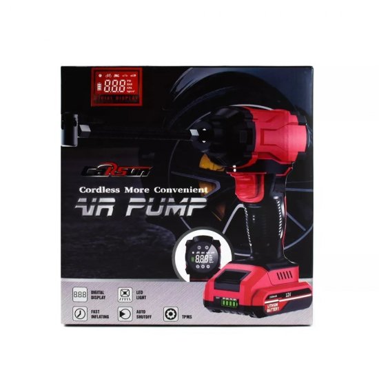 Τρόμπα Αέρος με ψηφιακή ένδειξη και φακό- Air Pump C1811 CARSUN