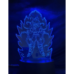Διακοσμητικό Φωτιστικό 3D Illusion LED Dragon Ball Goku Πολύχρωμο