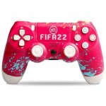Doubleshock Ασύρματο Gamepad για PS4 FIFA Ροζ