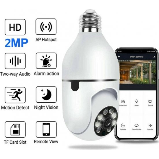 IP Κάμερα Ασφαλείας Jortan JT-8177 1080p Full HD με Wi-Fi