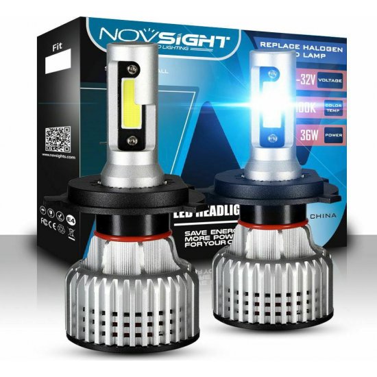 NovSight H4 A500-N12-H4 LED 12/24V 72W 2τμχ NovSight H4 A500-N12-H4 LED 12/24V 72W 2τμχ