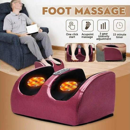 Συσκευή Μασάζ Shiatsu Ποδιών με Θέρμανση Υπερύθρων