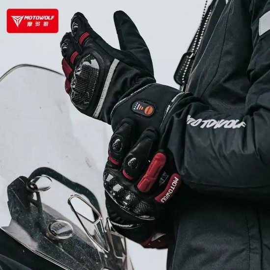 Θερμαινόμενα Αδιάβροχα Γάντια Μηχανής L– XXL Motowolf MDL0336B-R – Κόκκινο/Μαύρο Θερμαινόμενα Αδιάβροχα Γάντια Μηχανής L– XXL Motowolf MDL0336B-R – Κόκκινο/Μαύρο