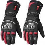 Θερμαινόμενα Αδιάβροχα Γάντια Μηχανής L– XXL Motowolf MDL0336B-R – Κόκκινο/Μαύρο