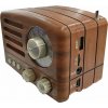 Επαναφορτιζόμενο Retro Ραδιόφωνο CMiK MK-615BT Καφέ Επαναφορτιζόμενο Retro Ραδιόφωνο CMiK MK-615BT Καφέ