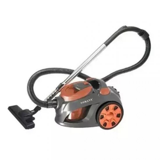 Ηλεκτρική σκούπα Sokany SK-3388 με κάδο 3L 3000W πορτοκαλί