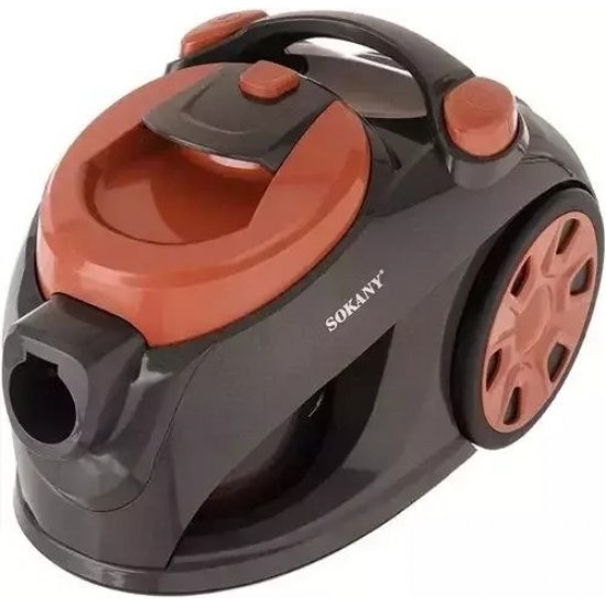 Ηλεκτρική σκούπα Sokany SK-3388 με κάδο 3L 3000W πορτοκαλί