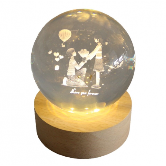 Διακοσμητικό Φωτιστικό Crystal Ball