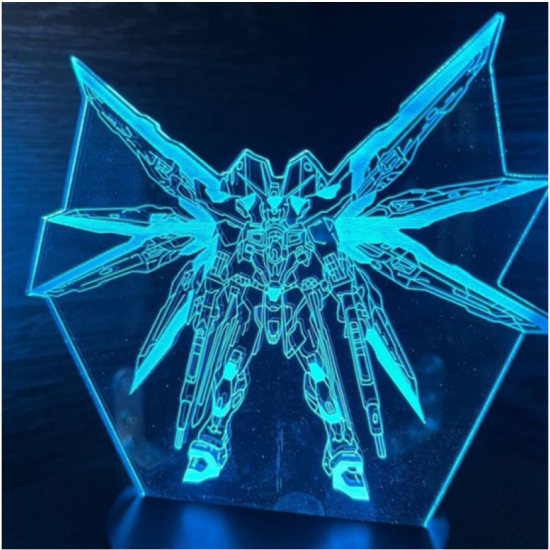 Διακοσμητικό Φωτιστικό 3D Illusion LED Transformers