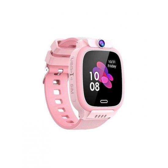 Y31 Παιδικό Smartwatch με Λουράκι από Καουτσούκ/Πλαστικό Ροζ