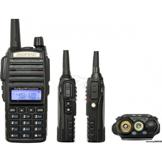 Baofeng UV-82 Ασύρματος Πομποδέκτης UHF/VHF 5W με Μονόχρωμη Οθόνη Baofeng UV-82 Ασύρματος Πομποδέκτης UHF/VHF 5W με Μονόχρωμη Οθόνη