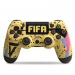 Doubleshock Ασύρματο Gamepad για PS4 FIFA Κίτρινο