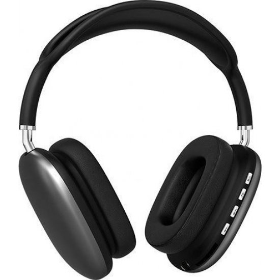 P9 Ασύρματα Bluetooth Ακουστικά Over Ear Μαύρα P9 Ασύρματα Bluetooth Ακουστικά Over Ear Μαύρα