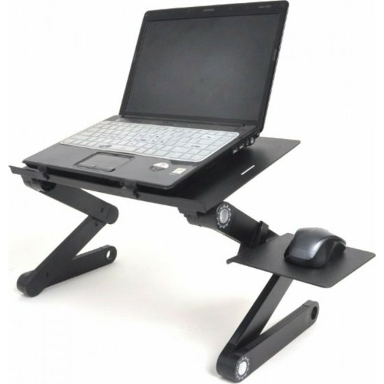 Πτυσσόμενο Τραπεζάκι Laptop T8 με Δύο Ανεμιστήρες