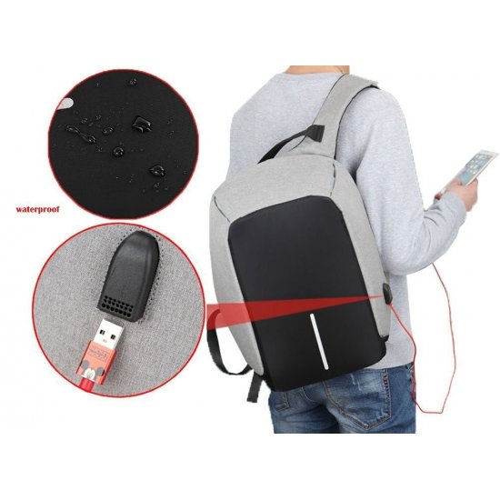 Αντικλεπτικό Σακίδιο Πλάτης L40Z26 Black