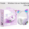 Cat STN-28 Ασύρματα Bluetooth Ακουστικά Μωβ Cat STN-28 Ασύρματα Bluetooth Ακουστικά Μωβ