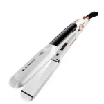 Πρέσα Μαλλιών με Ατμό και Κεραμικές Πλάκες White KM-7062 