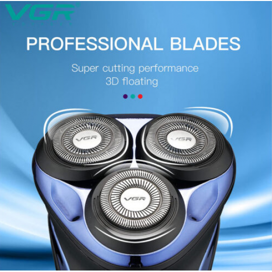 Επαναφορτιζόμενη USB Ξυριστική μηχανή με Οθόνη LCD VGR V-306