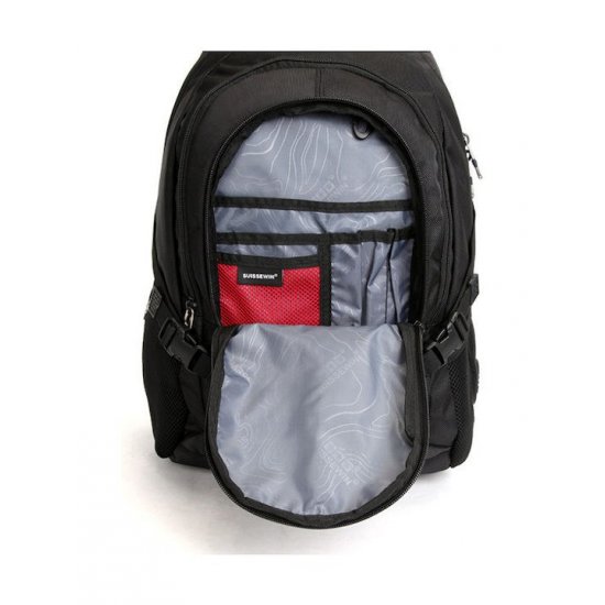 Suissewin SN-9617 Ανδρικό Υφασμάτινο Σακίδιο Πλάτης Αδιάβροχο