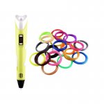 3D Pen με 10 Νήματα PLA 1.75mm - Κίτρινο